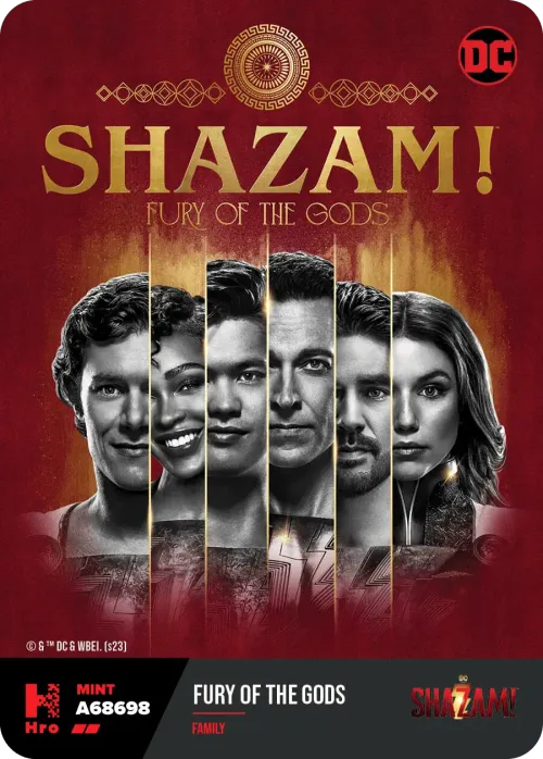 A68698 2022 Shazam! Family Fury of the gods