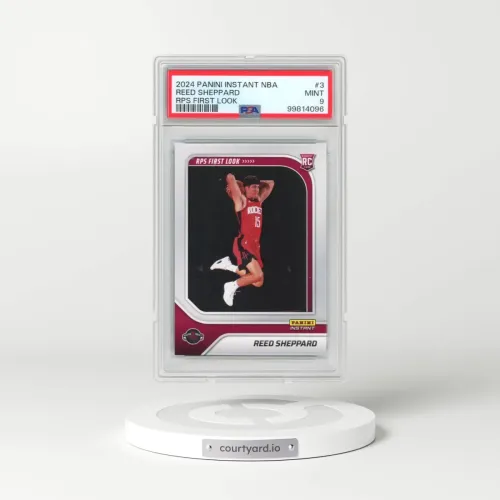2024 Panini Instant NBA Rps First Look #3 Reed Sheppard (PSA 9 MINT)