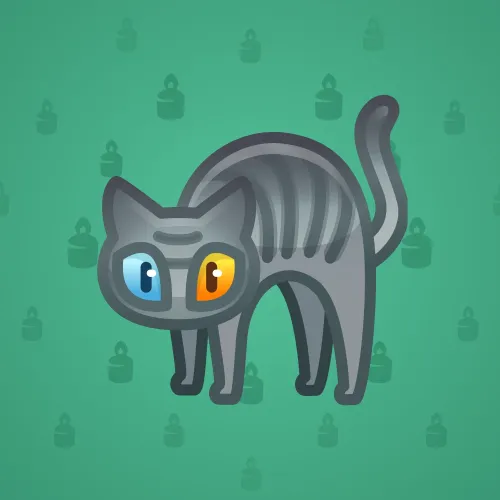 Scared Cat #12624