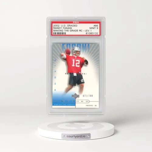 2002 Upper Deck Graded #98 Randy Fasani - Making the Grade RC-Lev.1 (PSA 9 MINT)