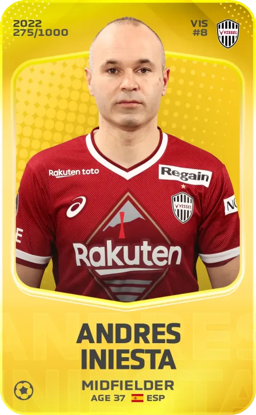 Andres Iniesta 2022-23 • Limited 275/1000