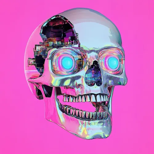 Glitch Skulls #666