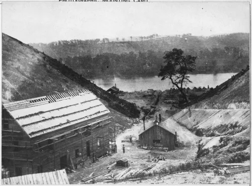 U.S. Army Water Works, Cameron Hill, Chattanooga, Tennessee. (1863) #1188