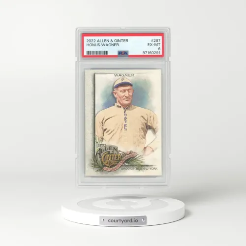 2022 Topps Allen & Ginter #287 Honus Wagner (PSA 6 EX-MT)