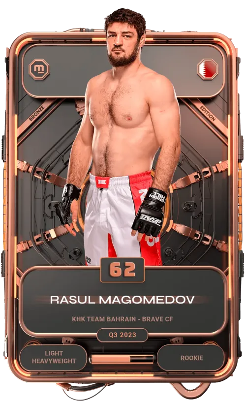 Fighter Card - Rasul Magomedov - Q3 2023 - Bronze : 161/300 #165988
