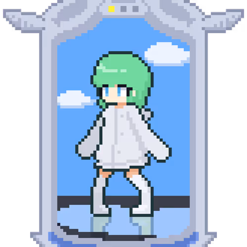 White Raincoat Girl #10