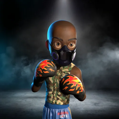 Boxing boy #3532