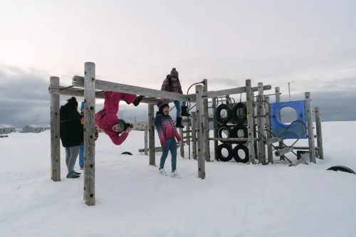 RumorsofArcticBelonging-Playground,Gambell,Alaska #90039