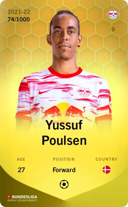 Yussuf Poulsen 2021-22 • Limited 74/1000