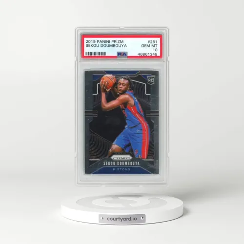 2019 Panini Prizm #261 Sekou Doumbouya (PSA 10 GEM MINT)