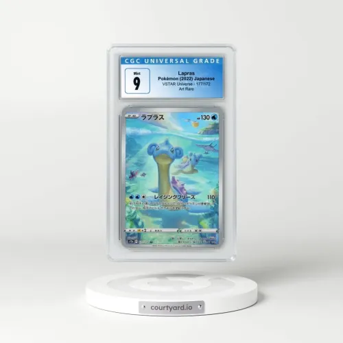 2022 VSTAR Universe #177/172 Lapras - Art Rare (CGC 9 MINT)