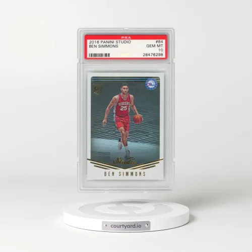 2016 Panini Studio #84 Ben Simmons (PSA 10 GEM MINT)