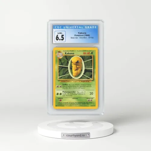1999 Base Set #33/102 Kakuna (CGC 6.5 EX-NM+)