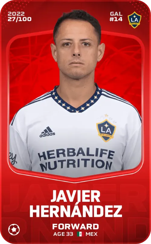 Javier Hernández 2022-23 • Rare 27/100