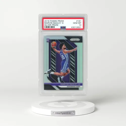 2018 Panini Prizm #181 Marvin Bagley III - Silver Prizm (PSA 10 GEM MINT)
