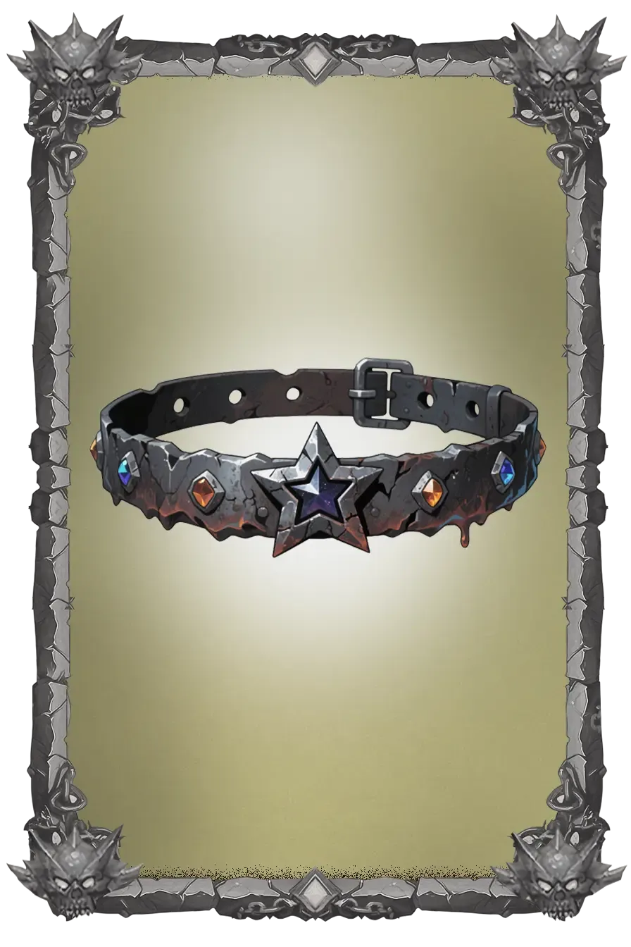 Starfall Cast Iron War Belt #40701