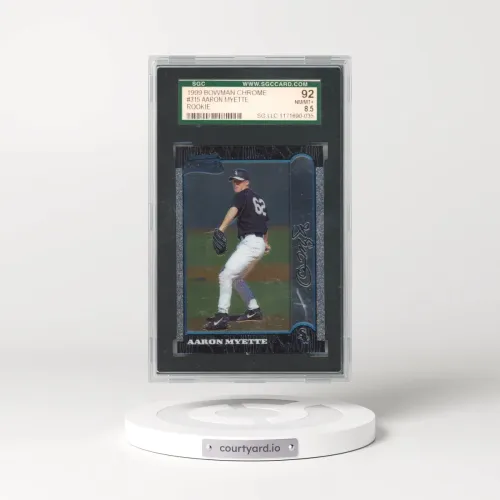 1999 Bowman Chrome #315 Aaron Myette (SGC 8.5 NM-MT+)