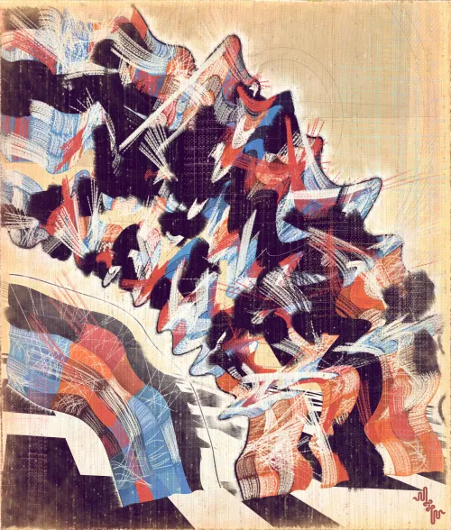 Amplitudes of Canvas #393