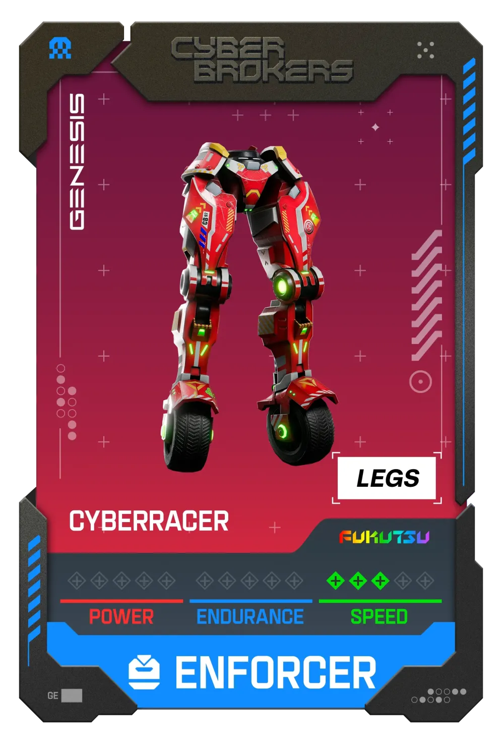 CyberRacer Enforcer Legs  #25617