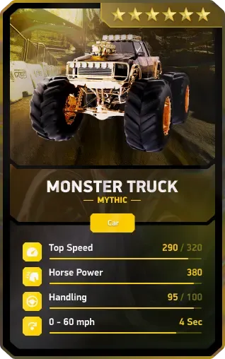 Bellere Monster truck mythic #2460