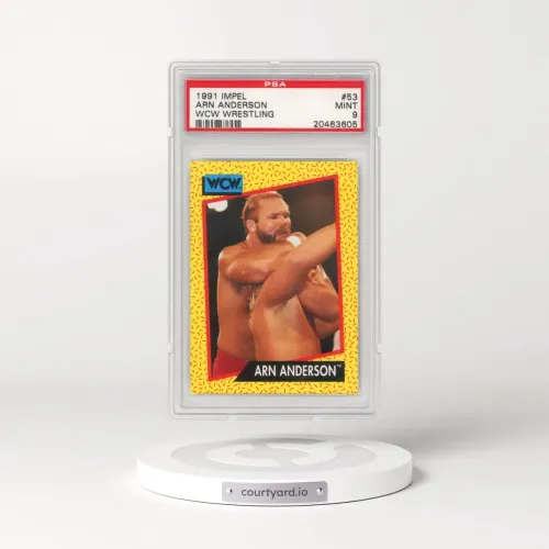 1991 Impel WCW Wrestling #53 Arn Anderson (PSA 9 MINT)