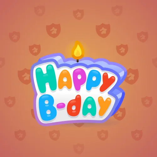 B-Day Candle #77538