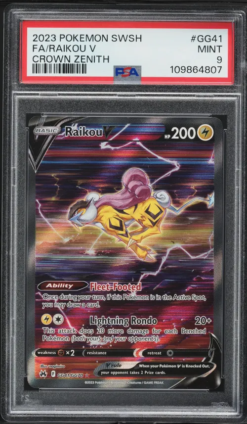 2023 #GG41 Full Art/Raikou V PSA