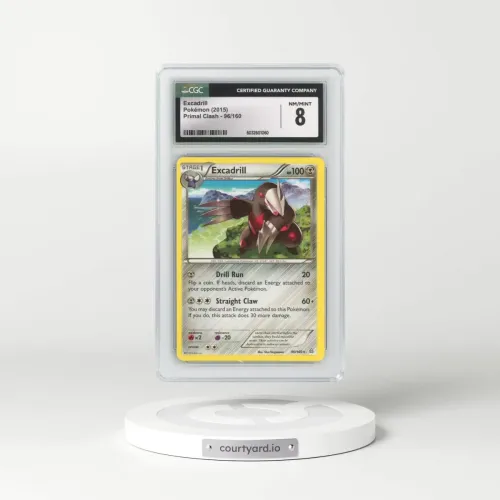 2015 Primal Clash #96/160 Excadrill (CGC 8 NM-MT)