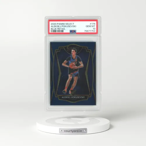 2020 Panini Select #176 Aleksej Pokusevski - Blue Retail (PSA 10 GEM MINT)