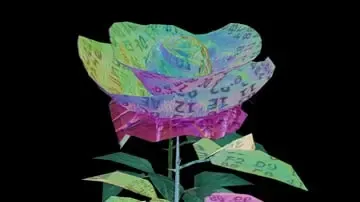 The Shredded Hologram Rose ＃64