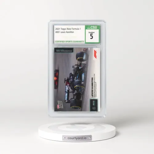 2021 Topps Now Formula 1 #001 Lewis Hamilton (CSG 5 EX)