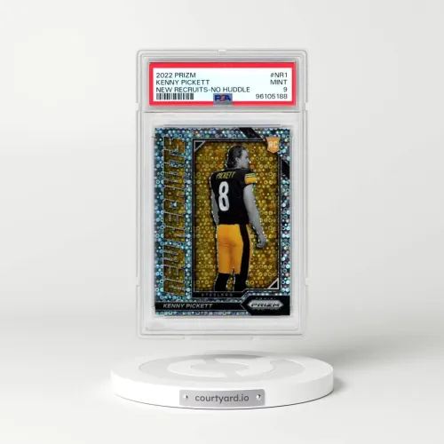 2022 Panini Prizm New Recruits #NR1 Kenny Pickett - No Huddle (PSA 9 MINT)