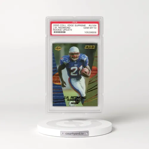 2000 Collector's Edge Supreme #U164 J.R. Redmond - Rookie Update (PSA 10 GEM MINT)