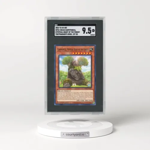 2022 Yu-Gi-Oh! Tin Of The Pharaoh's Gods #MP22-EN134 Carpiponica, Mystical Beast Of The Forest - 1stEd. (SGC 9.5 MINT+)