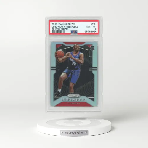 2019 Panini Prizm #271 Mfiondu Kabengele - Silver Prizm (PSA 8 NM-MT)