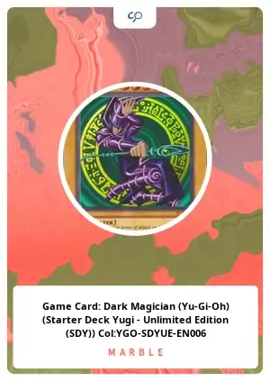 GameCard:DarkMagician(Yu-Gi-Oh)(StarterDeckYugi-UnlimitedEdition(SDY))Col:YGO-SDYUE-EN006 #58774