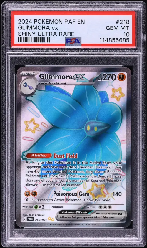 2024 #218 Glimmora EX PSA 10 Paf