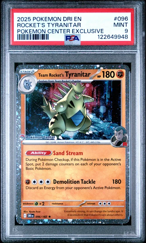 2025 #96 Team Rocket's Tyranitar