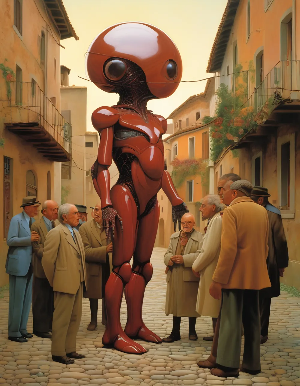 Crimson Android Visits Italian Village #47