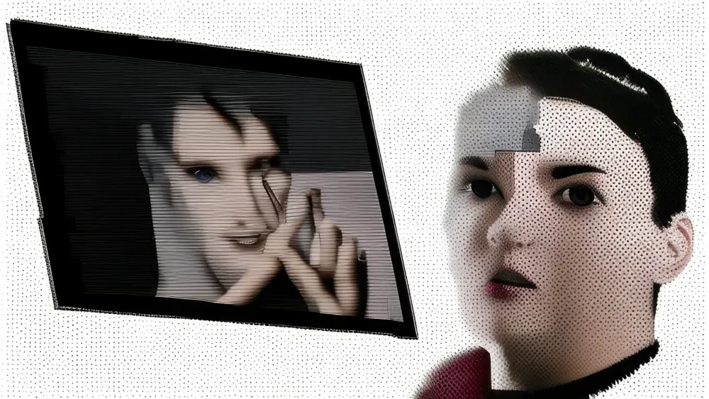WHERE IDENTITY BLEEDS INTO BLACK SCREEN #29
