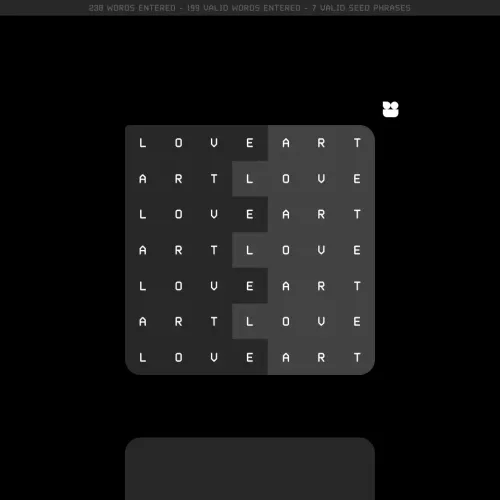 vvords, Set 026, Ed. 40 #7063