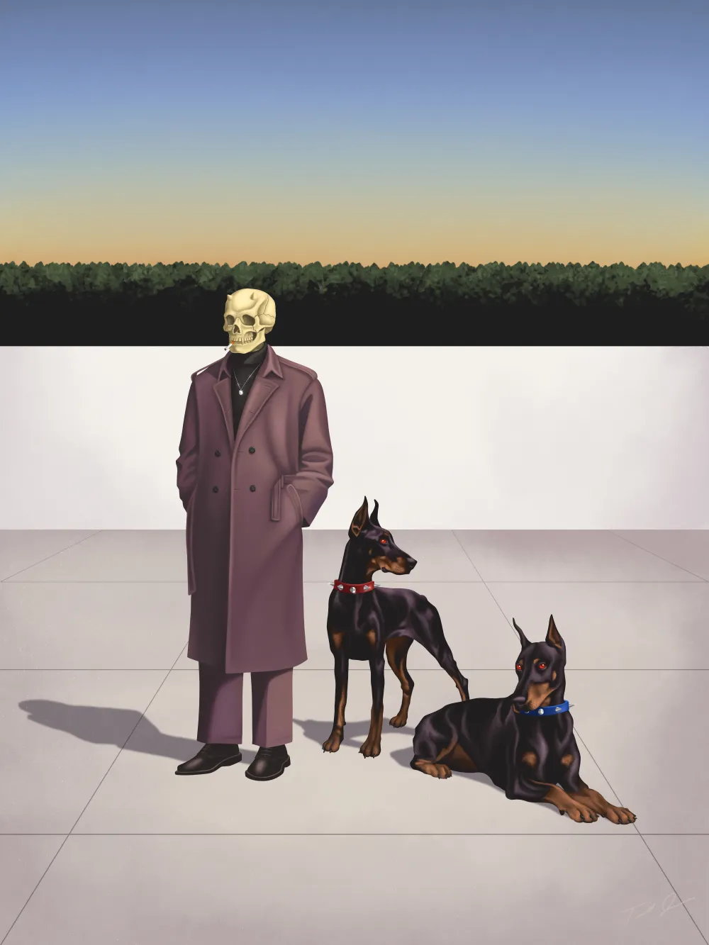 Dobermans at Dusk - Terrell Jones #16