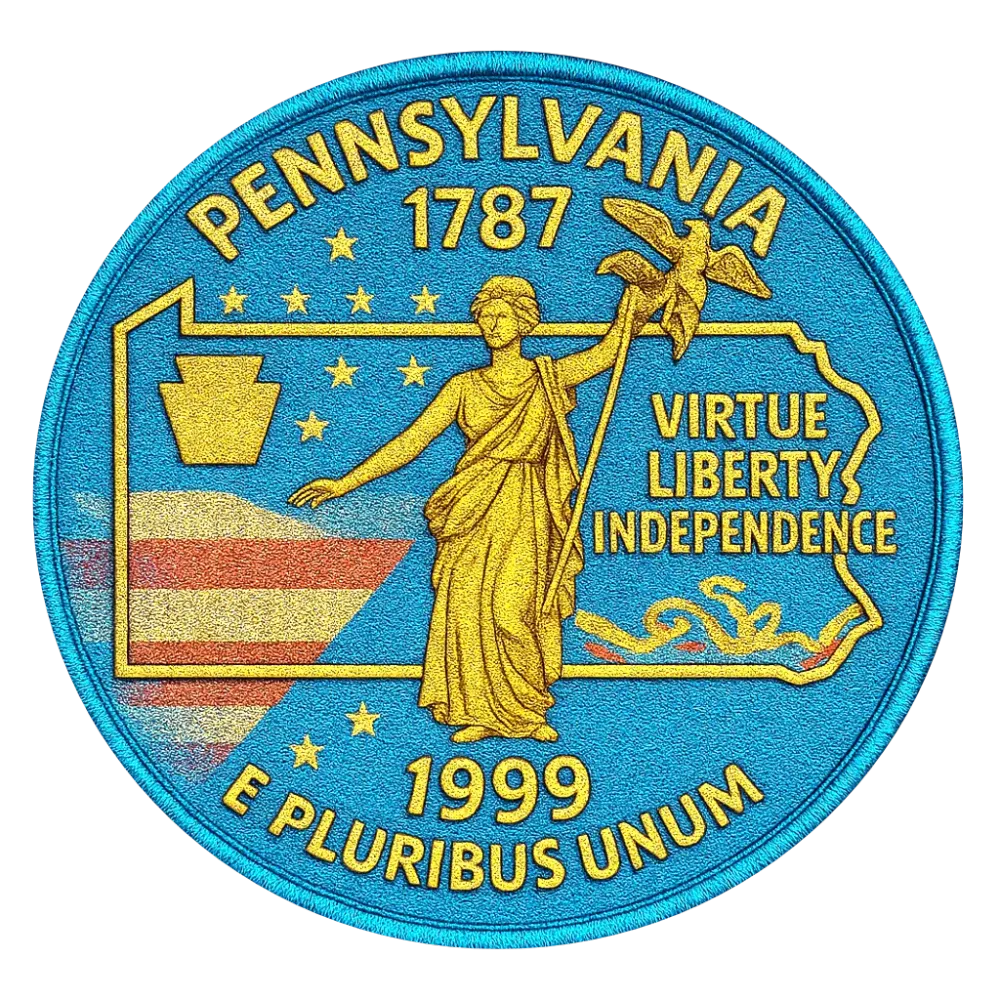 2/56 Pennsylvania State Quarter Patch  #2