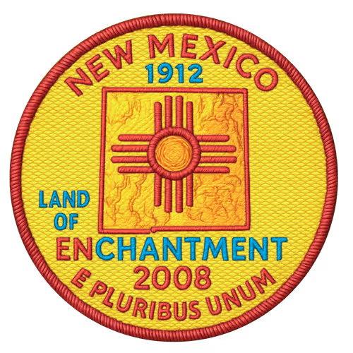 47/56 New Mexico State Quarter Patch #48