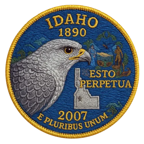 43/56 Idaho State Quarter Patch #44