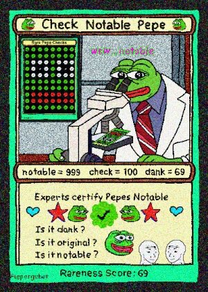 Check Notable Pepe #70