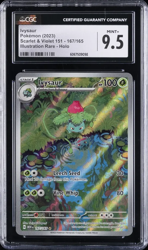 2023 #167 Ivysaur CGC 9.5 Mew EN