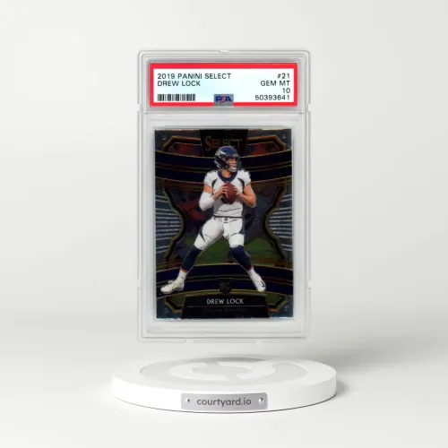2019 Panini Select #21 Drew Lock (PSA 10 GEM MINT)