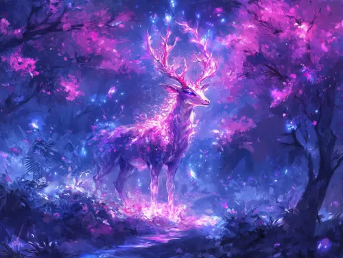 Radiant Path of the Moonlit Deer #17