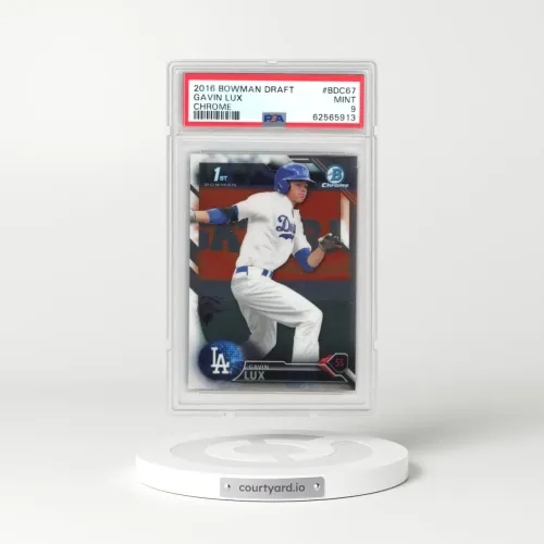 2016 Bowman Draft #BDC67 Gavin Lux - Chrome (PSA 9 MINT)